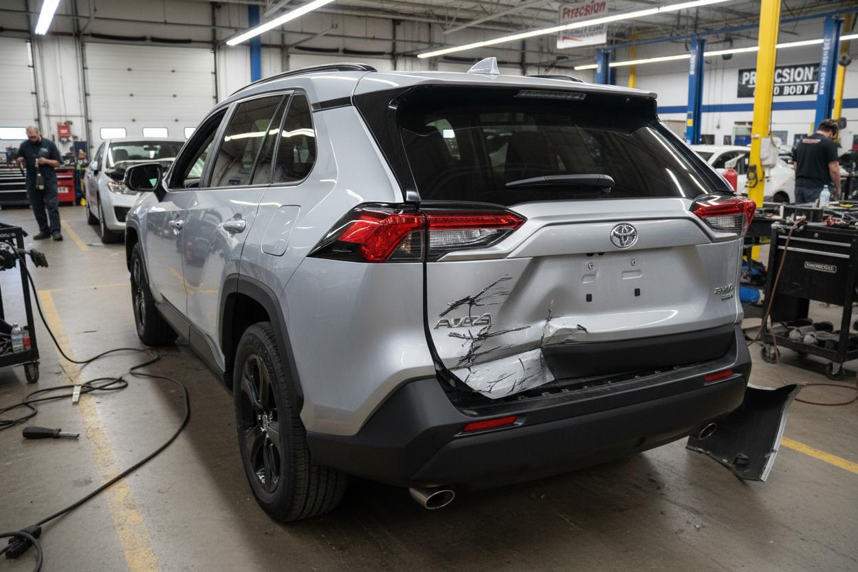 2021 Toyota RAV4 rear damage